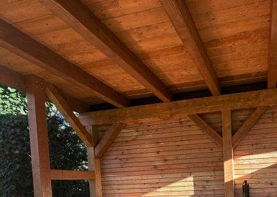 Pergola - Dachkonstruktion aus Holz in München